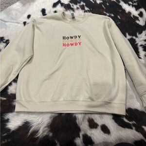 Gildan Heavy Blend Beige Sweatshirt